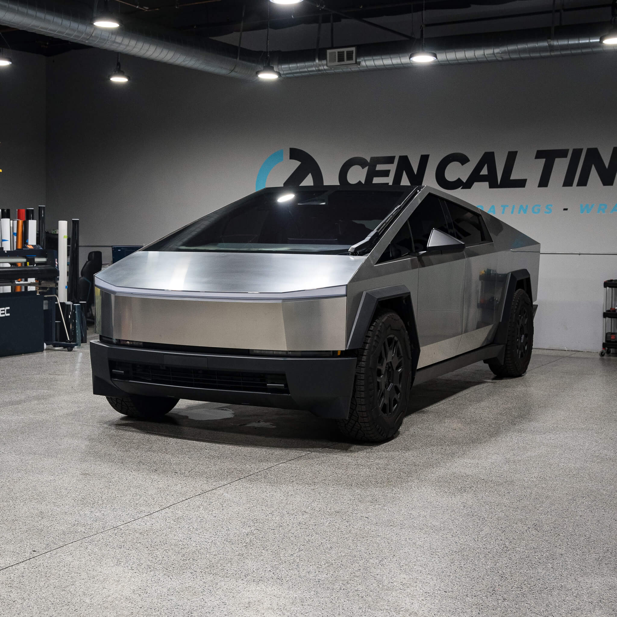 Cybertruck Detailing Project CenCal Tinting Fresno & Clovis CA